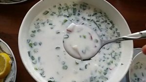 АЙРАН С ЗЕЛЕНЫМ ЧЕСНОКОМ И РЕДИСКОЙ ЭТО РЕБЯТА НАСЛАЖДЕНИЕ И ЗДОРОВЬЕ!
