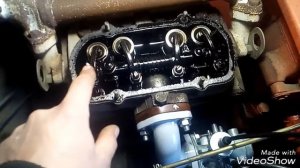 Установка китайского карбюратора на двигатель СК-12 (УД-25) ХТЗ Т-012 ( часть 2)