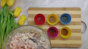 ПП МАФФИНЫ ИЗ КУРИЦЫ с сыром и шампиньонами. ?
