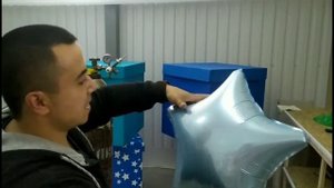 Как надувать шары из фольги