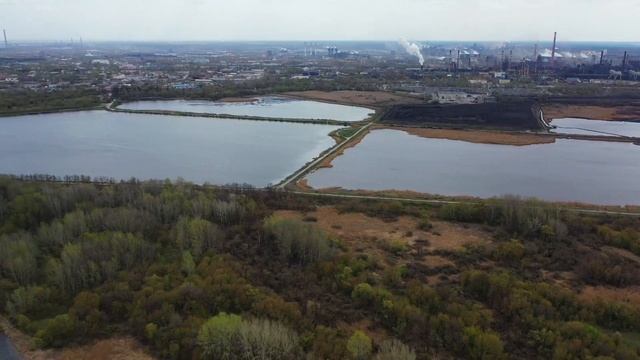 От плотины до Октябрьского моста - аэросъемка Липецк смотреть онлайн