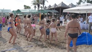 Beach foam disco (Turkey) Пляжная пенная дискотека (Турция) Pappilon Belvil