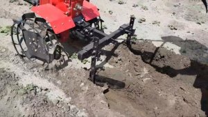 Окучивание картофеля мотоблоком Форте 1050G