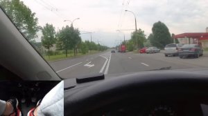 Алгоритм действий перед поворотом налево.