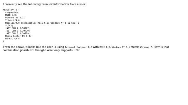 What is the OS name and browser version for Windows NT 6.1 and Mozilla/4.0? (2 Solutions!!) смотреть онлайн