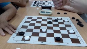 Бурылов - Ощепков. Чемпионат Пермского края по молниеносной игре в русские шашки.