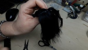 МК Часть 5. Прошивка пробора парика для куклы.|БЖД| Шарнирная кукла