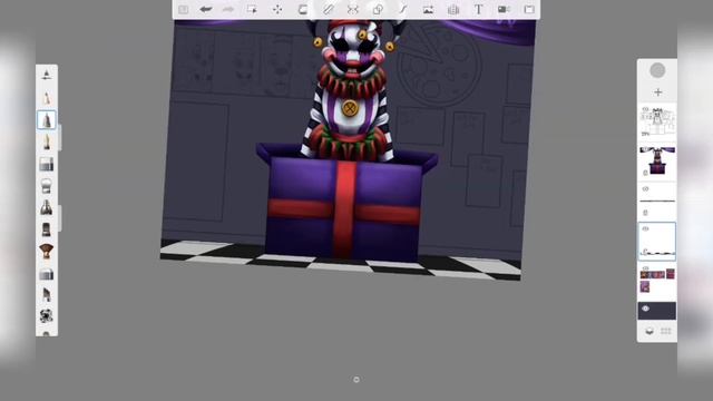 Puppet Teaser Redraw (Fnaf 2 Speedpaint) смотреть онлайн