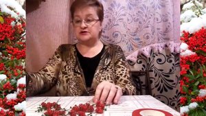 Цветы из бисера. ПИРАКАНТА из бисера своими руками. Бисероплетение. МК