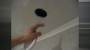 Установка вентрешетки в ПВХ панель