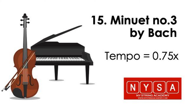 Minuet no 3 Suzuki Violin School Vol.1    Piano accompaniment