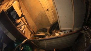 Второй этаж сгорел. Упала печь. Внизу живёт многодетная семья