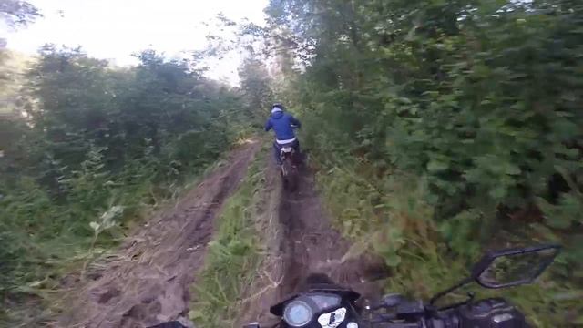 Зид эндуро 250 и мотоленд срф 250 покатушки