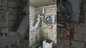 Всё гениальное просто! Печь на отработанном масле с теплообменником.