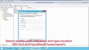 Microsoft Windows Server 2012 R2 (70-410): 05 how to setup roaming profile in windows server 2012 R