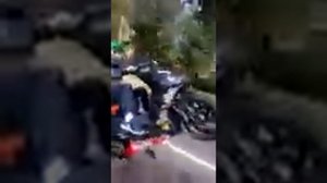 Стант на скутере Aprilia Sr 50r stunt