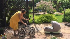 Обзор коляски Navington Caravel: классика с поворотными колесами?!