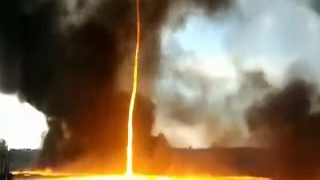 Огненный торнадо в Англии.