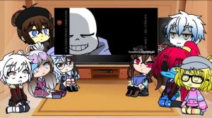 Undertale react to Underverse 0.2/Реакция Undertale на Underverse 0.2/4|?/GachaClub/Rus|Eng.