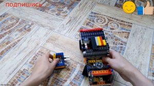 Лего мусоровоз самоделка из техника.