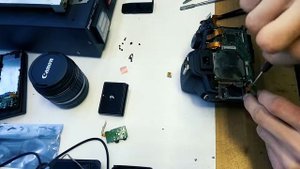 Замена разъема с miniUSB на microUSB в фотоаппарате Canon EOS 1000D
