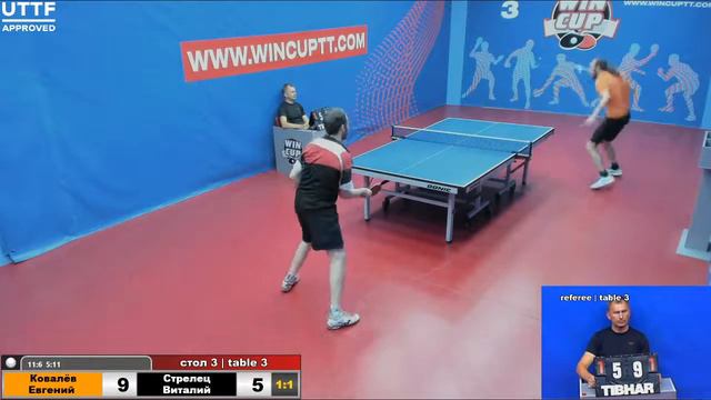 Ковалёв Евгений 2-3 Стрелец Виталий  Турнир Восток 5 WINCUP 14.07.21 ПрямаяТрансляция Зал3