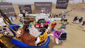 700 players in 1 roblox game server! [WARNING LAGGY]