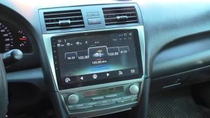 LeTrun магнитола на Toyota Camry 2008 года