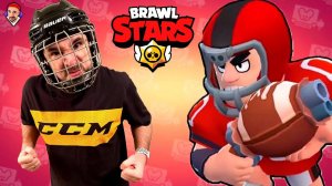Top Rob в Brawl Stars. Я теперь Тач Даун Булл ! Играю новым бравлером в хоккейном шлеме.