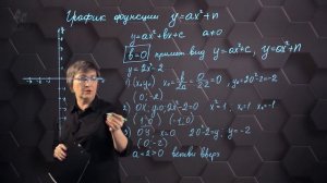 51_Квадратичная функция и ее график. График функции  y = ax^2 + n. 8 класс.