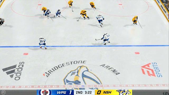 NHL 21 Gameplay Nashville Predators vs Winnipeg Jets