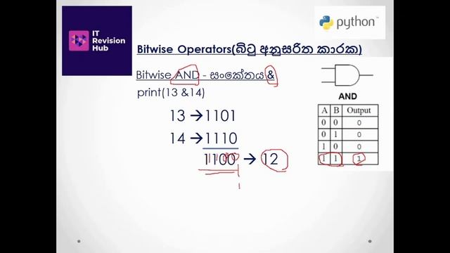 Operators & Operator Precedence-A/L ICT Python Programming-Lesson-09(සිංහලෙන්) смотреть онлайн