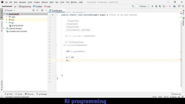 Java Tutorial For Beginners4  Math and Arithmetic Operators in Java Bangla tutorial|step by step|