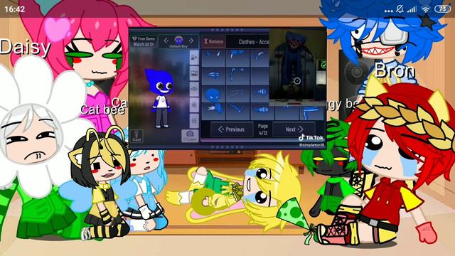 .°•Реакция Poppy playtime на тт.°•Gacha club смотреть онлайн