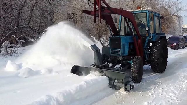 Снегоочиститель фрезерно-роторный С-200