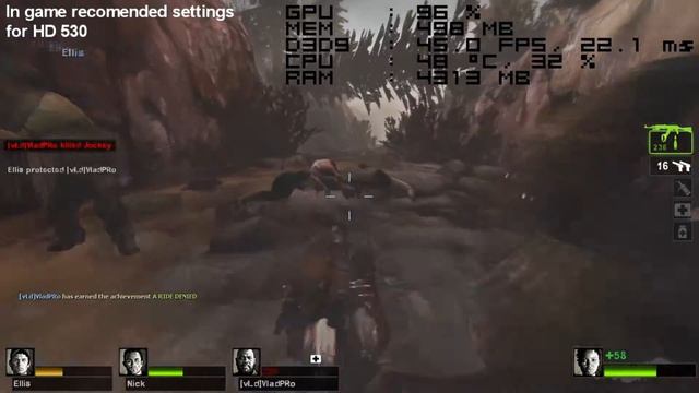 Intel HD 530 Left 4 Dead 2 смотреть онлайн