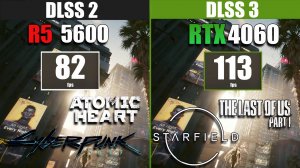 RTX 4060 Frame rate Dlss 2 vs Dlss 3