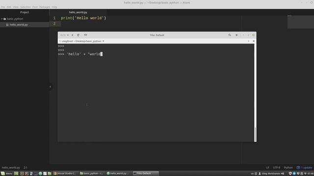 Основы Python #2: Строки смотреть онлайн