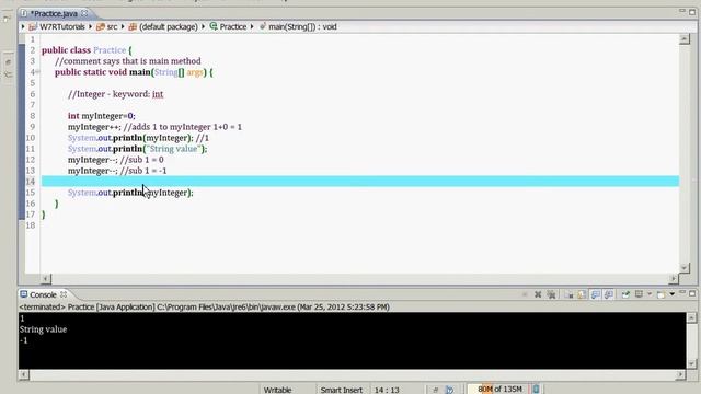 Java Basics: Integers, Doubles, and Strings (part 1) смотреть онлайн