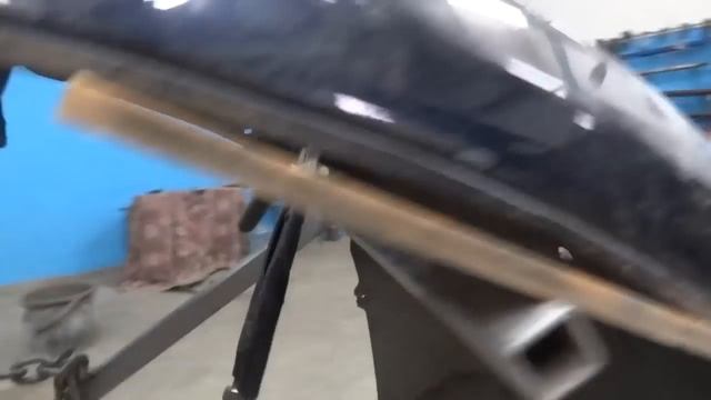 ремонт бампера . стыковка. примерка. пайка. смотреть онлайн