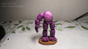 Лепка мистера Гиппо из FNAF 6