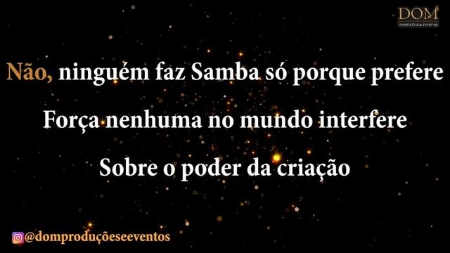 Samba-Okê - João Nogueira - Poder da Criação - Karaokê смотреть онлайн