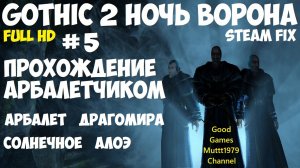 Gothic 2 Ночь Ворона Прохождение арбалетчиком steam fix2021 Видео 5 Арбалет Драгомира Солнечное Алоэ