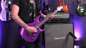Music Man Luke 3 HH Fuschia Sparkle Electric Guitar - Steve Lukather Signature Model