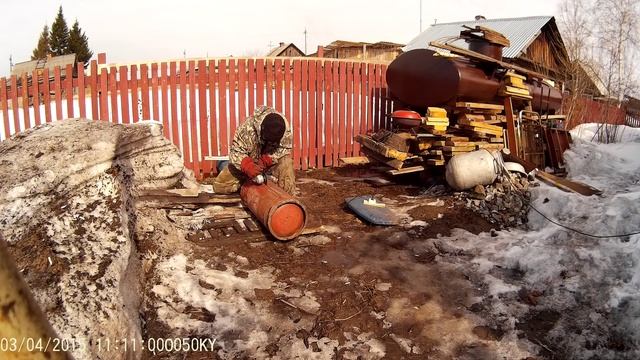 Режем газовый баллон безопасно! ;) смотреть онлайн