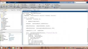Обработка видео в программе Matlab