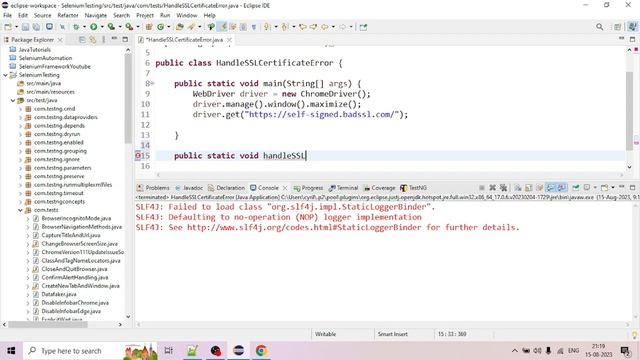 Handle SSL Error in Selenium | Selenium 4 Tutorials | Selenium 4 Beginners | Malayalam | #44