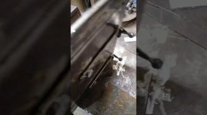 Изготовление дверки печки-буржуйки.(Для помещения 4 на 6 метров).