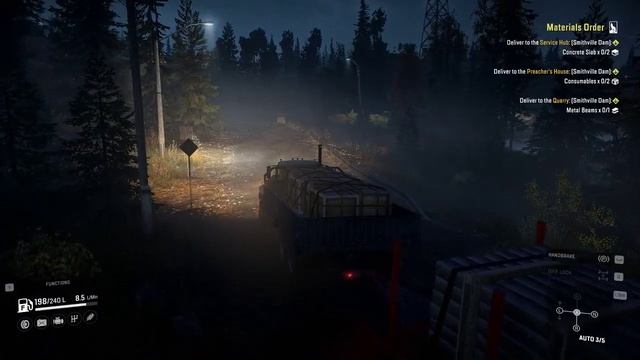 SNOWRUNNER gameplay walkthrough part 3 - material list -stuck due to rockslide смотреть онлайн