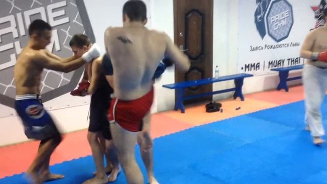 Тренировка по ММА в клубе PRIDE GYM [Часть 7] смотреть онлайн